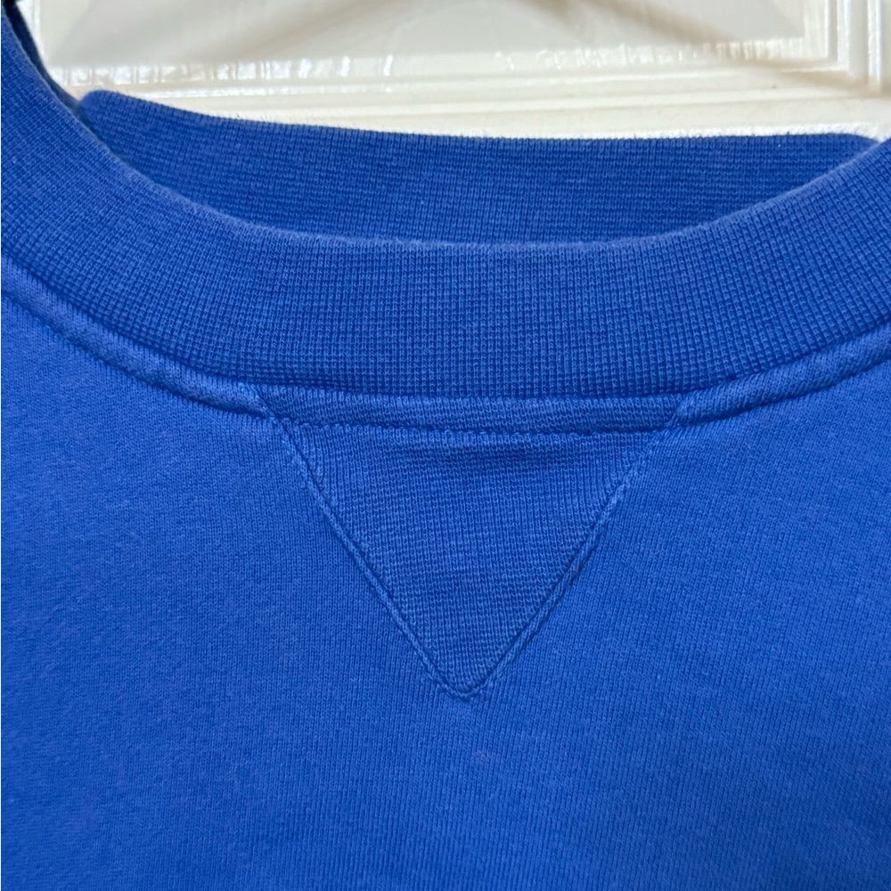 High End VOS Sports Blue Women's M Cropped Crew Neck Sweatshirt MINTY - Picture 3 of 6
